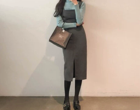 日系春秋背带裙新款桔梗女秋款奶甜女装秋装盐...
