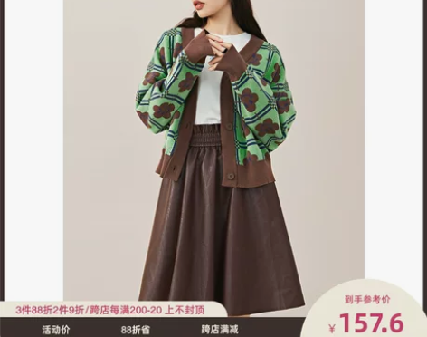 阔色的伞裙，小皮裙，就去年买了穿了一次，几...