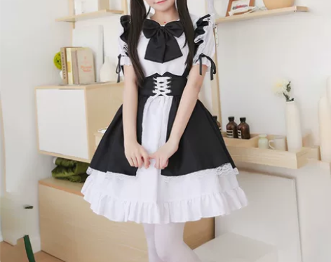 日常可爱女仆装日系女仆连衣裙lolita全...