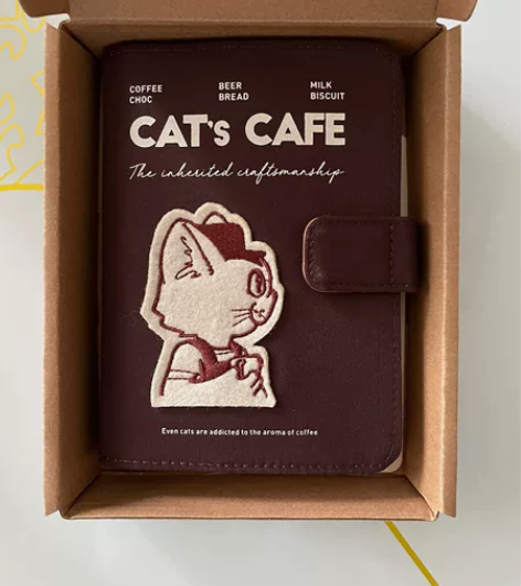 kinbor猫咪咖啡馆A6手帐礼盒套装少女...