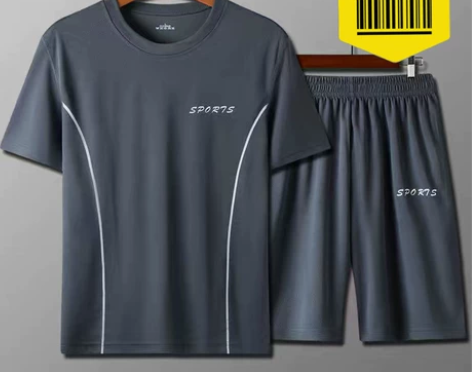 【实体店不做了】透气速干衣运动套装男夏季新...