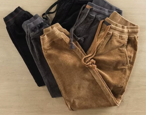 清仓捡漏重磅灯芯绒裤子男士休闲春秋冬季潮牌...