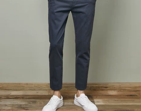 九分休闲裤男夏季新款男士潮流修身小脚弹力纯...