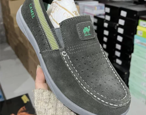 骆驼40码真皮男士运动休闲鞋运动鞋码撤柜鞋...