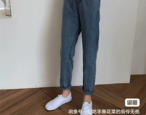 一条牛仔裤，质量杠杠的，就是因为太胖了穿不...
