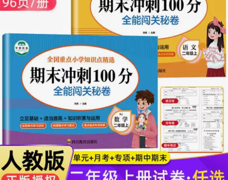 期末冲刺100分二年级上册试卷测试卷全套人...