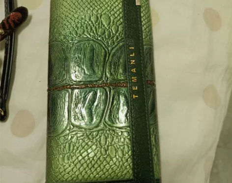 TEMANLI女士手拿包，钱包，绿色奢侈，...