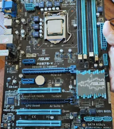 华硕p8 b75v主板 可以上 i5 34...