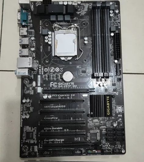 技嘉GA-Z87P-D3主板 拆机大板，测...