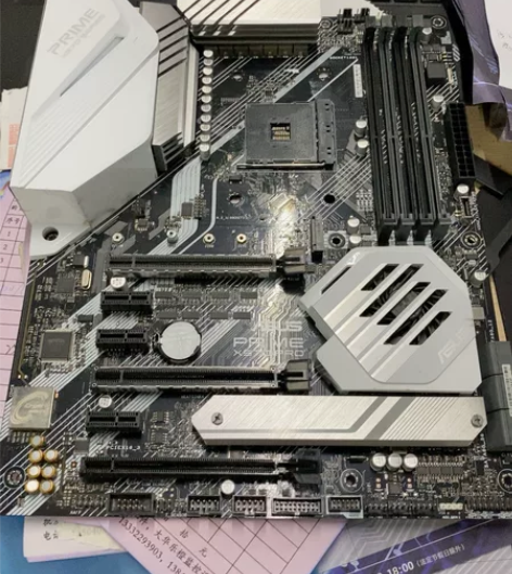 华硕X570 pro主板 测试无问题 实物...