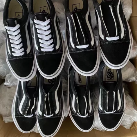 正品Vans 黑白经典低帮 Icc钢印  ...