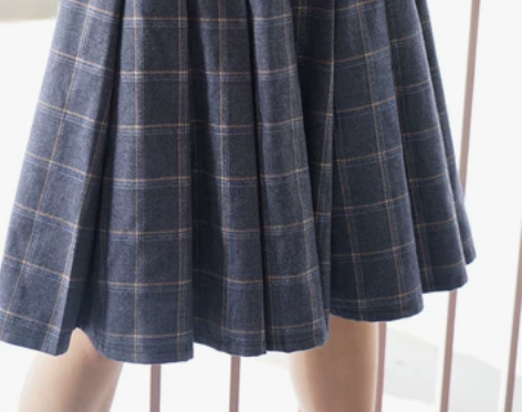 黑尾酱18AW  秋季新款日系校服 少女格...