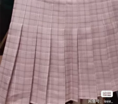 粉色百褶裙，实体店购入，腰围二尺八:76，...