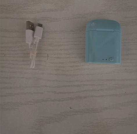 真无线蓝牙耳机！浅蓝色！ 仅试用过而已！数...