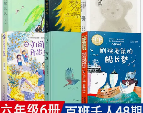 六年级6册百班千人共读书时间开出的花+橡皮...