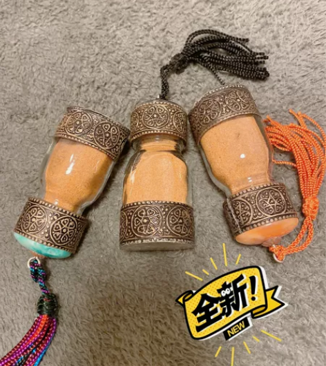 撒哈拉沙子手工艺瓶“每想你一次，天下漂落一...