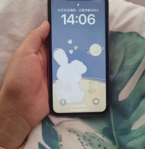 苹果11紫色128g国行正品 自用，电池8...