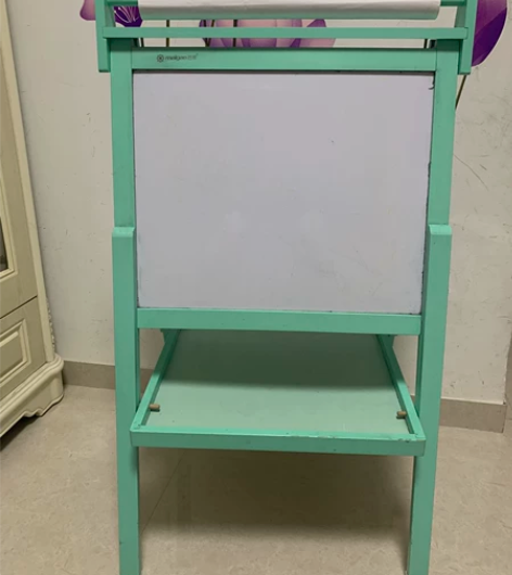 迈高实木画板小黑板画架，两面可画，可调节高...