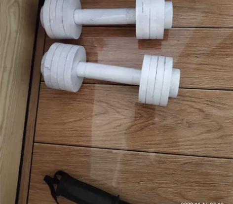本人出售两个闲置臂力棒30公斤，哑铃，喜欢...