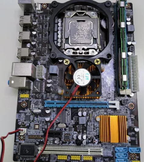 电脑配件 x5677CPU+x58主板+8...