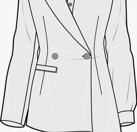 服装款式图 西装 外套 棉服 风衣等 cd...