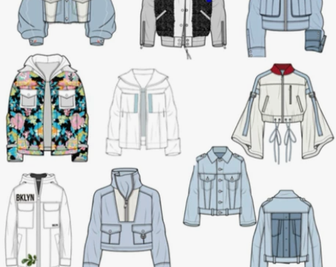 AI服装款式图工艺图， 服设专业高质量出图...