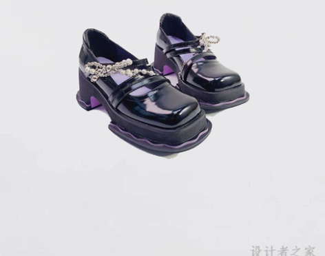 【玉仔专享】春秋新款厚底珍珠链条学院风玛丽...