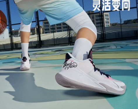 水泥地李宁男篮球防滑男鞋耐磨黑色篮球鞋