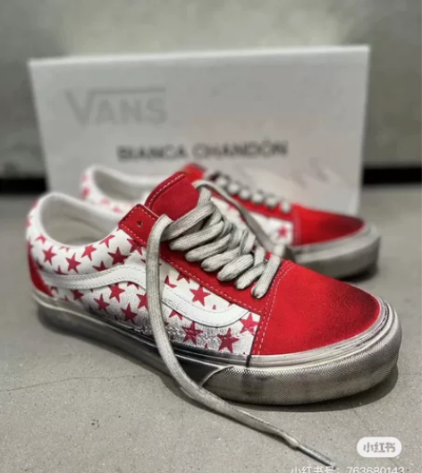 vans bianca chandon 红...