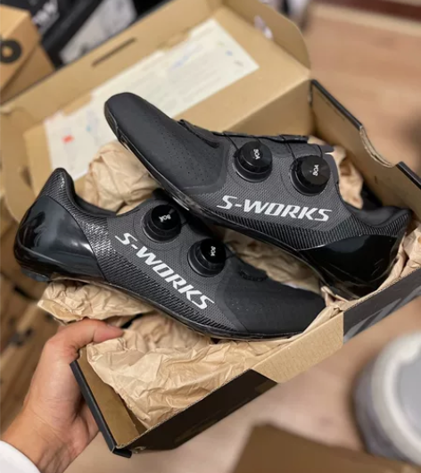 闪电s-works 7公路锁鞋骑行鞋黑色3...