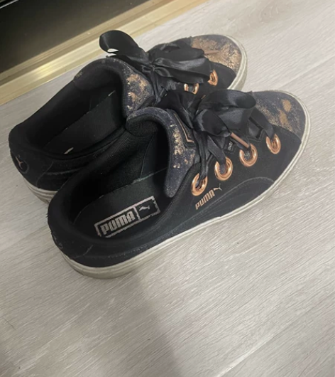 正品puma彪马厚底鞋，39.5-40码都...