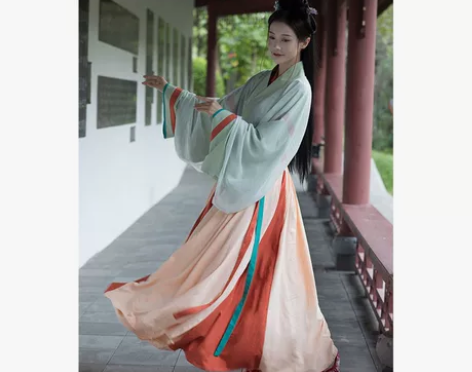 不羡仙.愿相逢 千秋录汉服晋制交窬裙男女情...