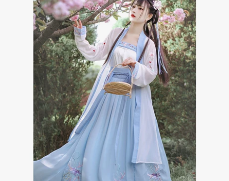 御篇【灼莲】汉服女成人原创三件套4.5米摆...