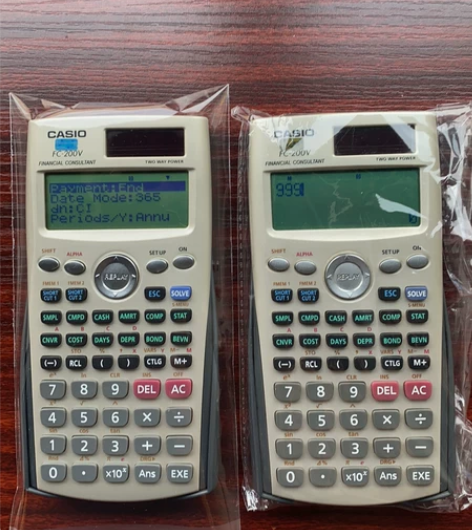 卡西欧fc-200v计算器金融计算机考试专...