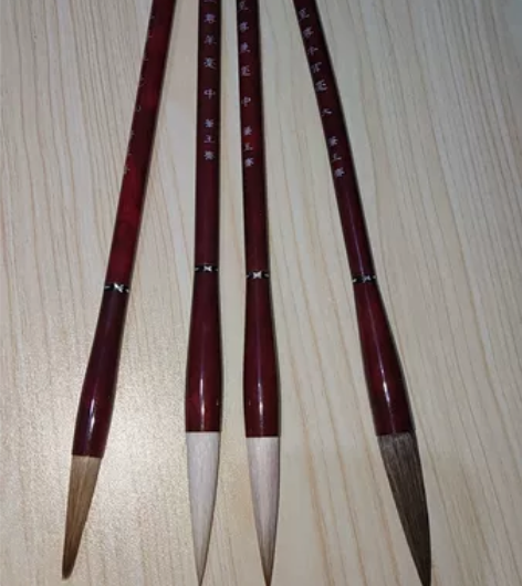 首图，从左往右，狼毫，羊毫，兼毫，牛耳豪 ...