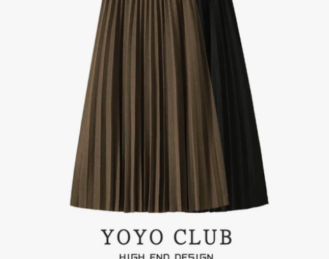 加肥加大码女装高腰百褶半身裙初春胖mm遮胯...