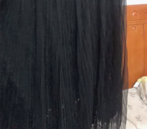 黑色蓬蓬裙  蕾丝  纱裙  只穿了一次 ...