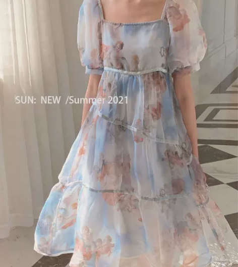 出裙子小清新文艺复古风裙 一个xl的穿过一...