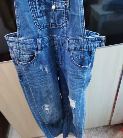 only背带牛仔裤   专柜购入正品 背带...