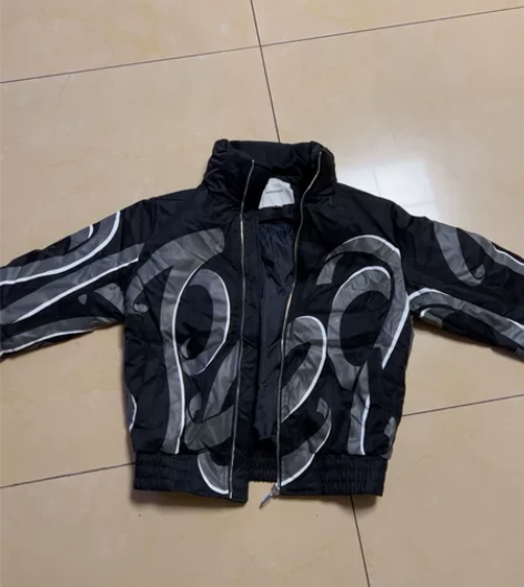 马克华菲立领防水夹克羽绒服外套男 S码 肩...