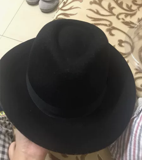 全新 毛呢礼帽 一次未带 50包邮 售出不...