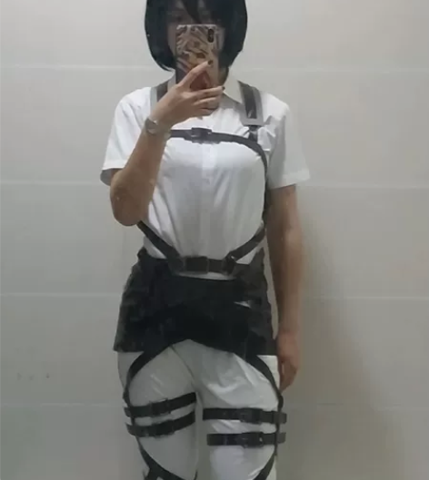 进击的巨人靴子cos三笠阿克曼米卡莎过膝靴...