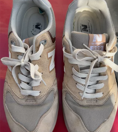 新百伦999非常新，专柜正品，下地不超十次...