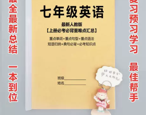 初中七年级英语人教版重点单词句型语法短语必...