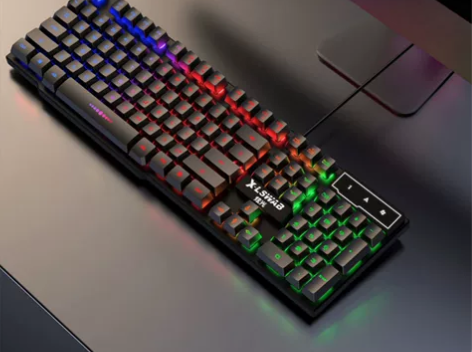 真机械手感键盘电脑笔记本游戏有线鼠标键盘网...