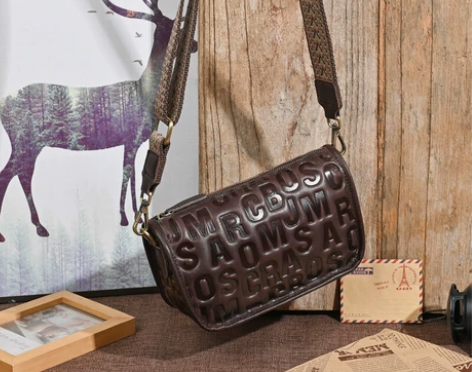 【全新】头层牛皮质感包包女2022新款百搭...