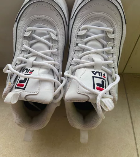 斐乐潮牌破坏者女鞋休闲鞋，2022冬季新厚...