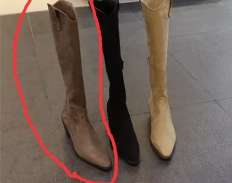 韩国东大门2021秋季新款尖头方跟复古套筒...