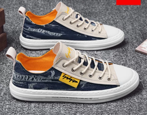 【礼遇价】2022新款夏季透气男鞋帆布平板...