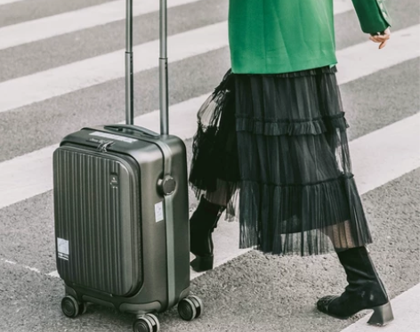 CROWN皇冠铝框拉链箱前开盖带伸缩围扩容...